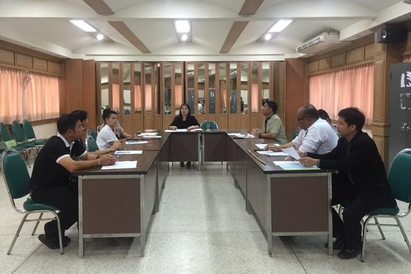 ประชุมวางแผนเตรียมจัดกิจกรรมการอยู่ค่ายพักแรมลูกเสือ เนตรนารี ประจำปีการศึกษา 2559