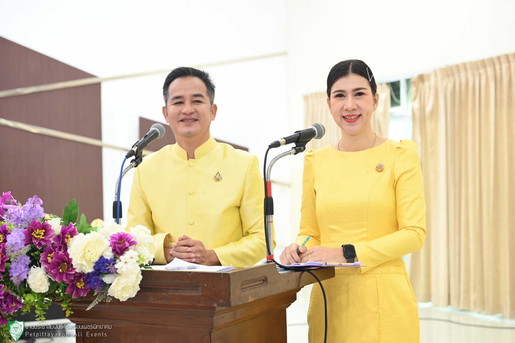 พิธีกร ครูโรงเรียนเพชรพิทยาคม
