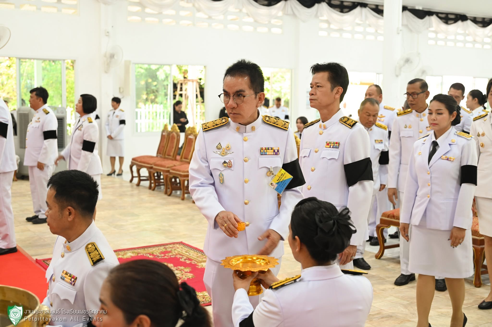 พระเดชพระคุณ พระเทพพัชรบัณฑิต เจ้าคณะภาค 4-5 (ธรรมยุต) เป็นประธานสงฆ์