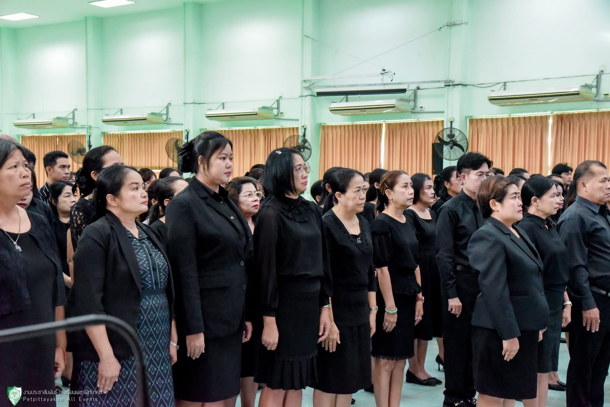 บรรยากาศภายในหอประชุมเพชร โรงเรียนเพชรพิทยาคม