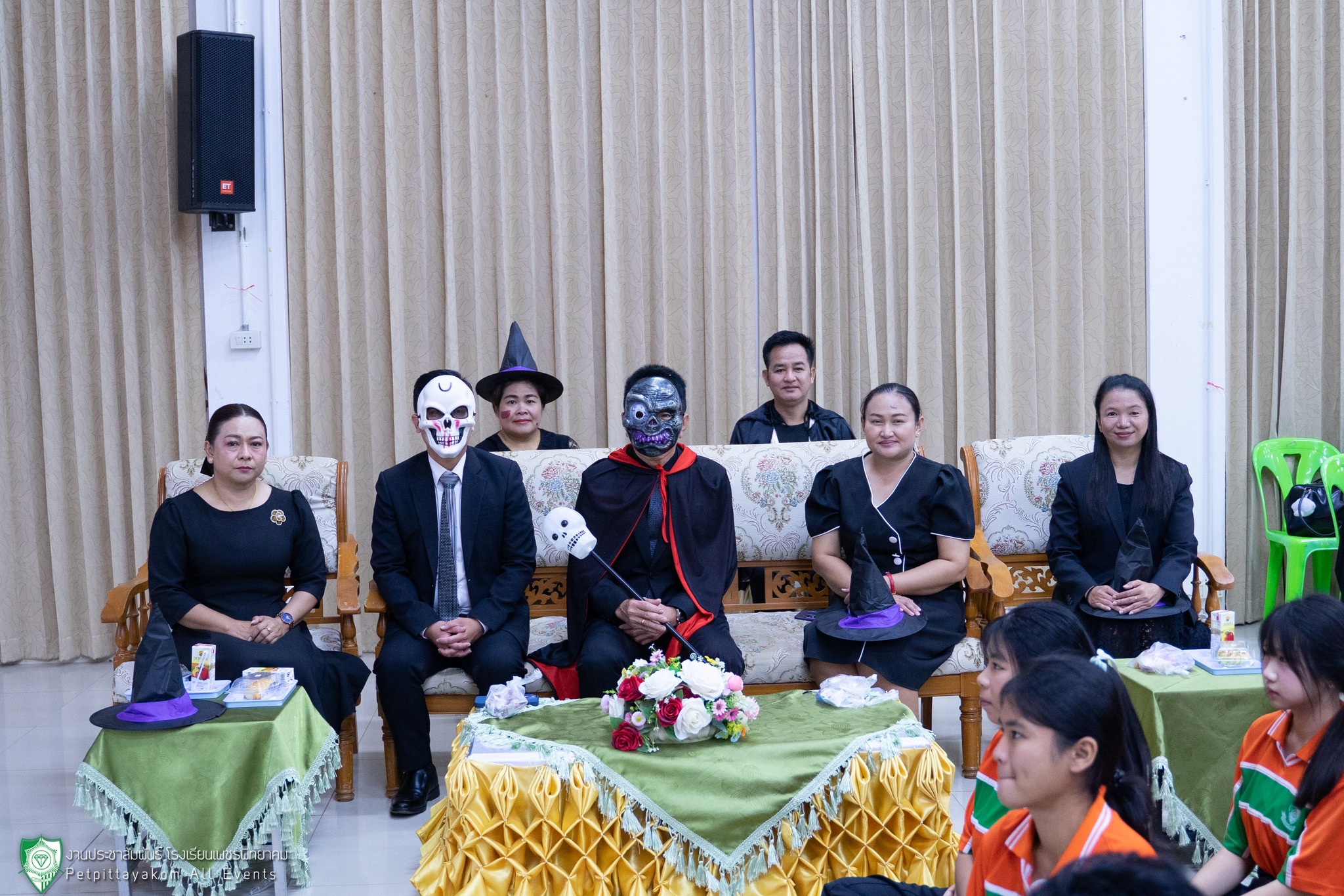 บรรยากาศการให้ความรู้เกี่ยวกับวันฮาโลวีน