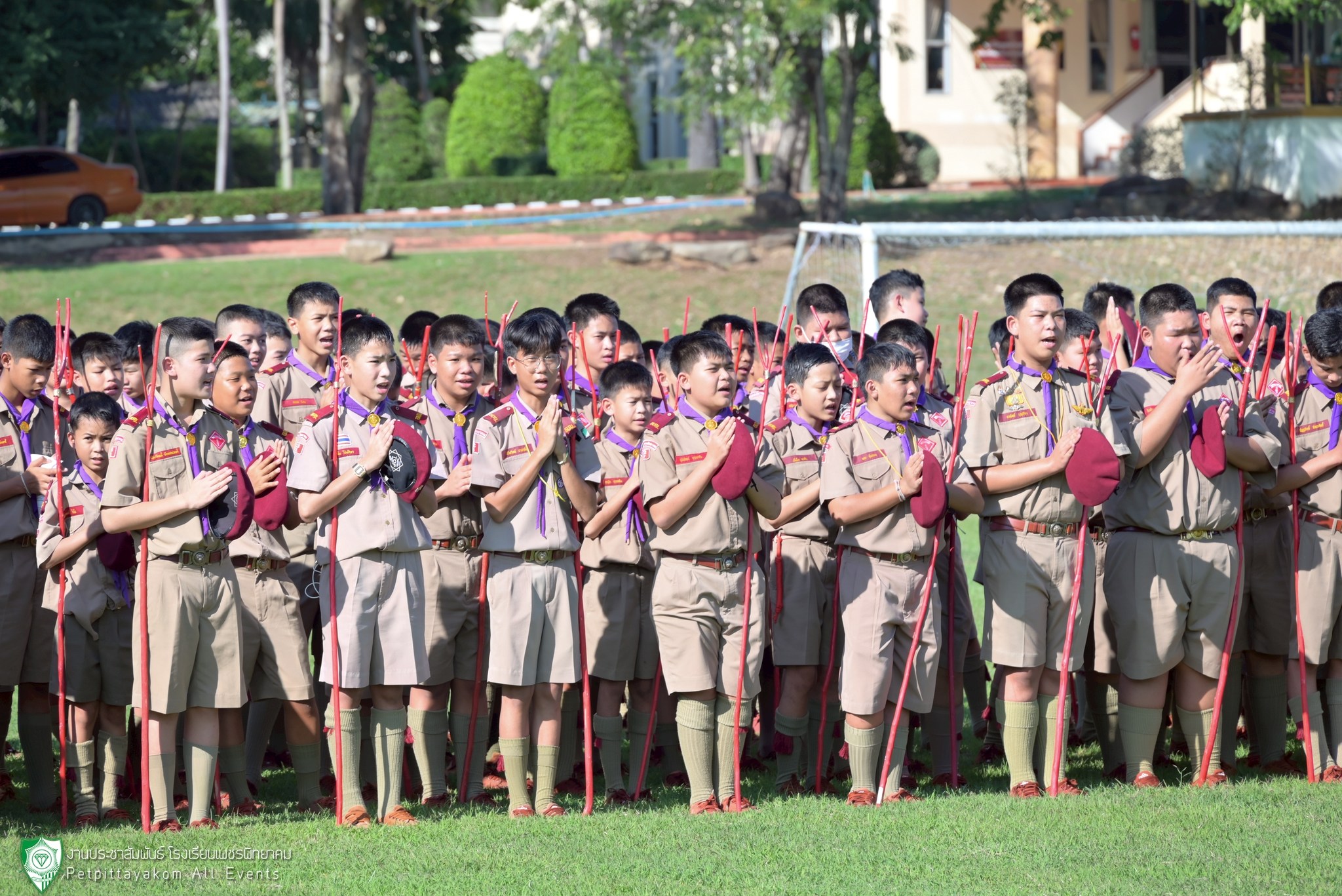 ลูกเสือ เนตรนารี โรงเรียนเพชรพิทยาคม