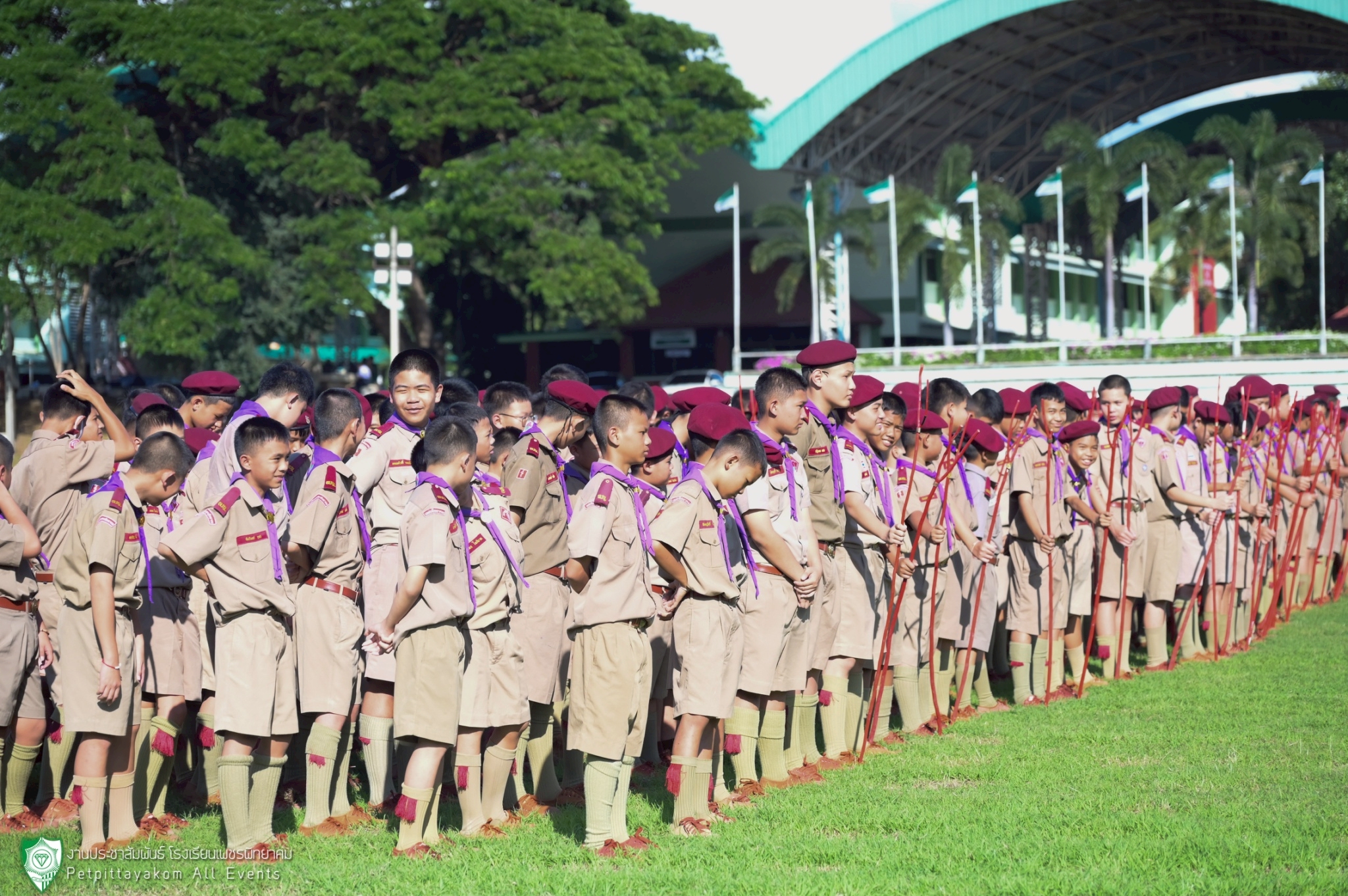 ลูกเสือและเนตรนารีร่วมกิจกรรม