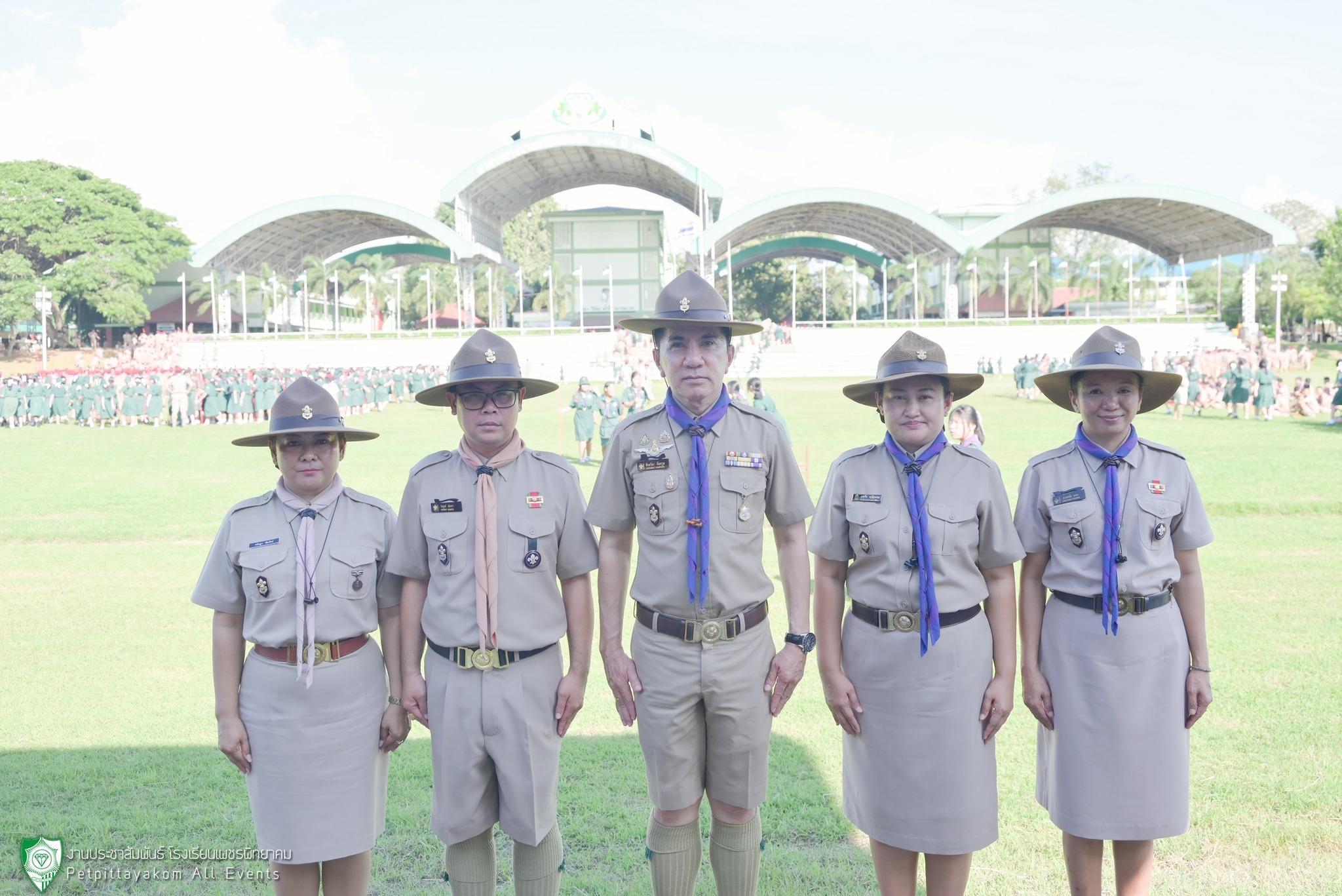 พิธีเปิดกองลูกเสือ เนตรนารี โรงเรียนเพชรพิทยาคม