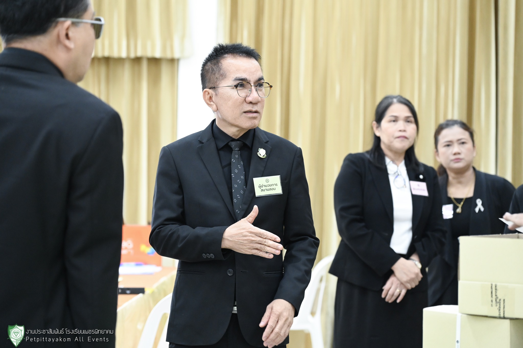 บรรยากาศการชี้แจงคณะกรรมการคุมสอบ