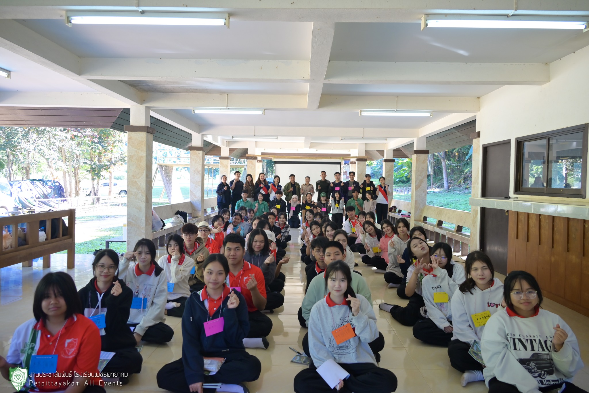 ภาพหมู่คณะครูและนักเรียนค่ายภาษาจีน Chinese Camp