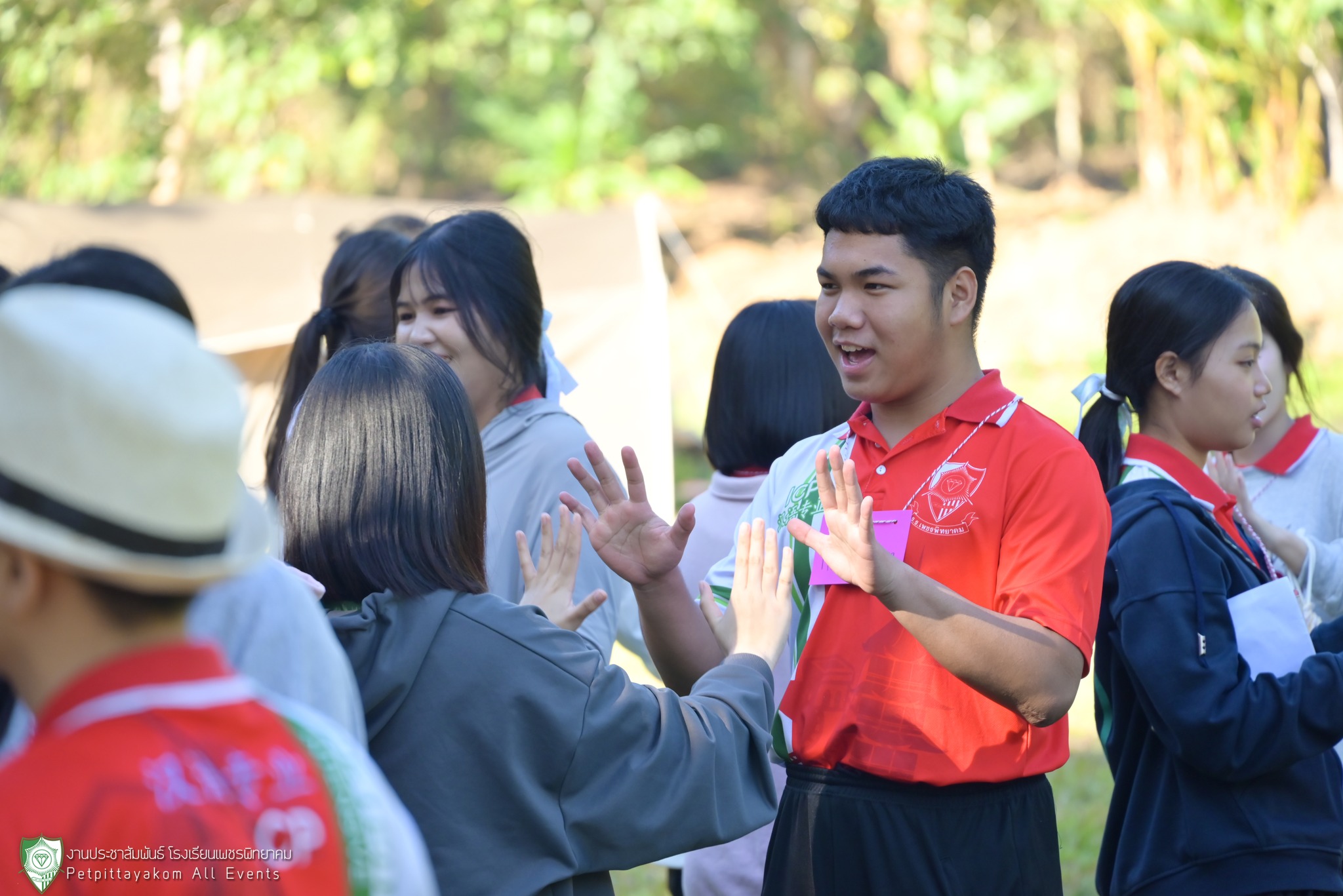 นักเรียนร่วมกิจกรรมฐานการเรียนรู้วัฒนธรรมจีน