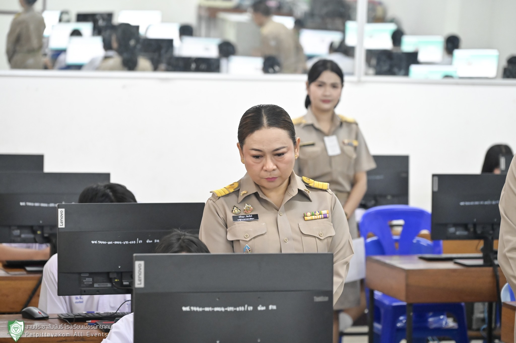 ภาพบรรยากาศการสอบ