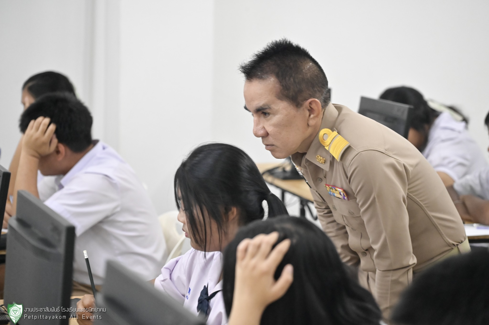 ภาพบรรยากาศการสอบ