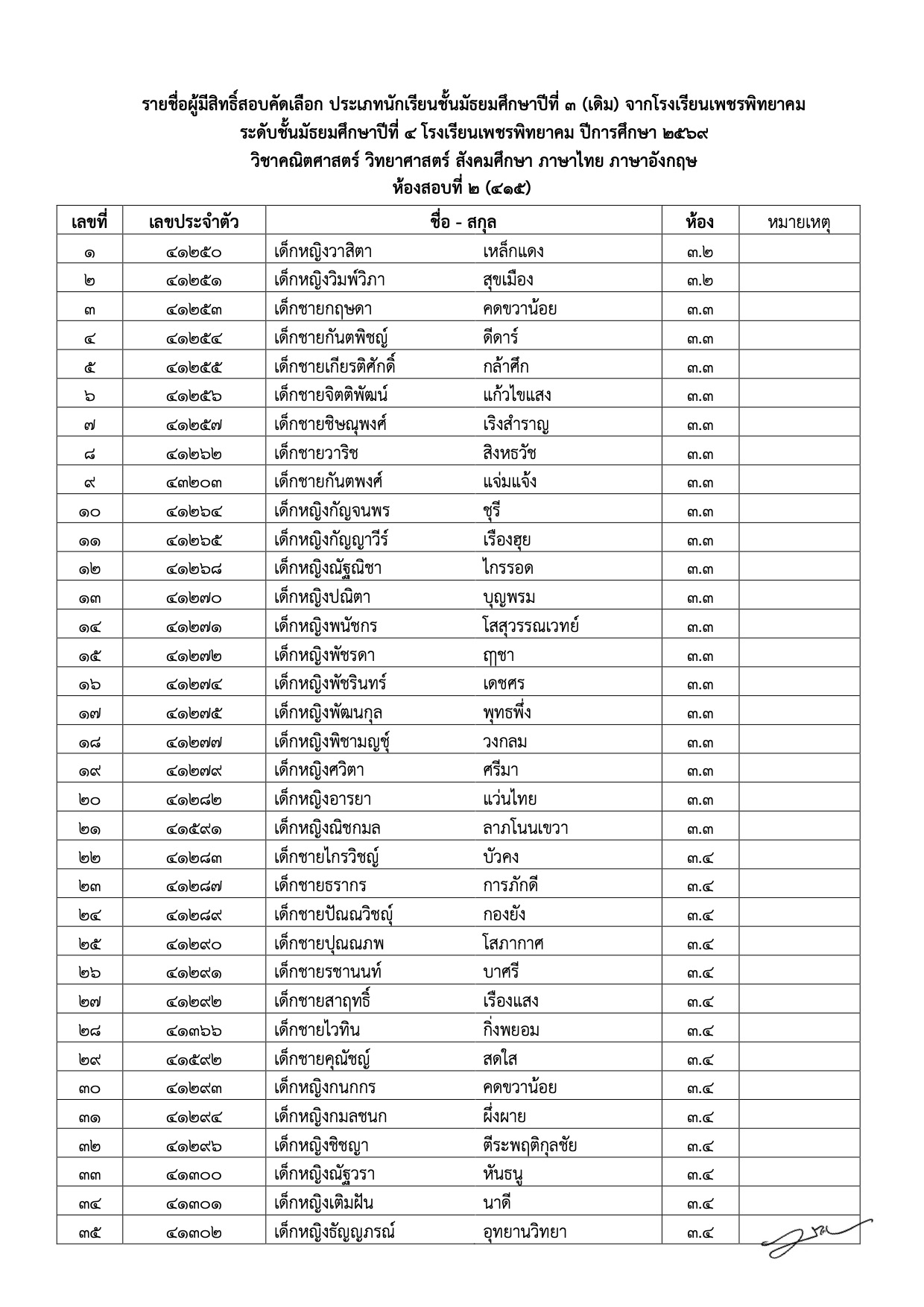 ประกาศรับสมัคร