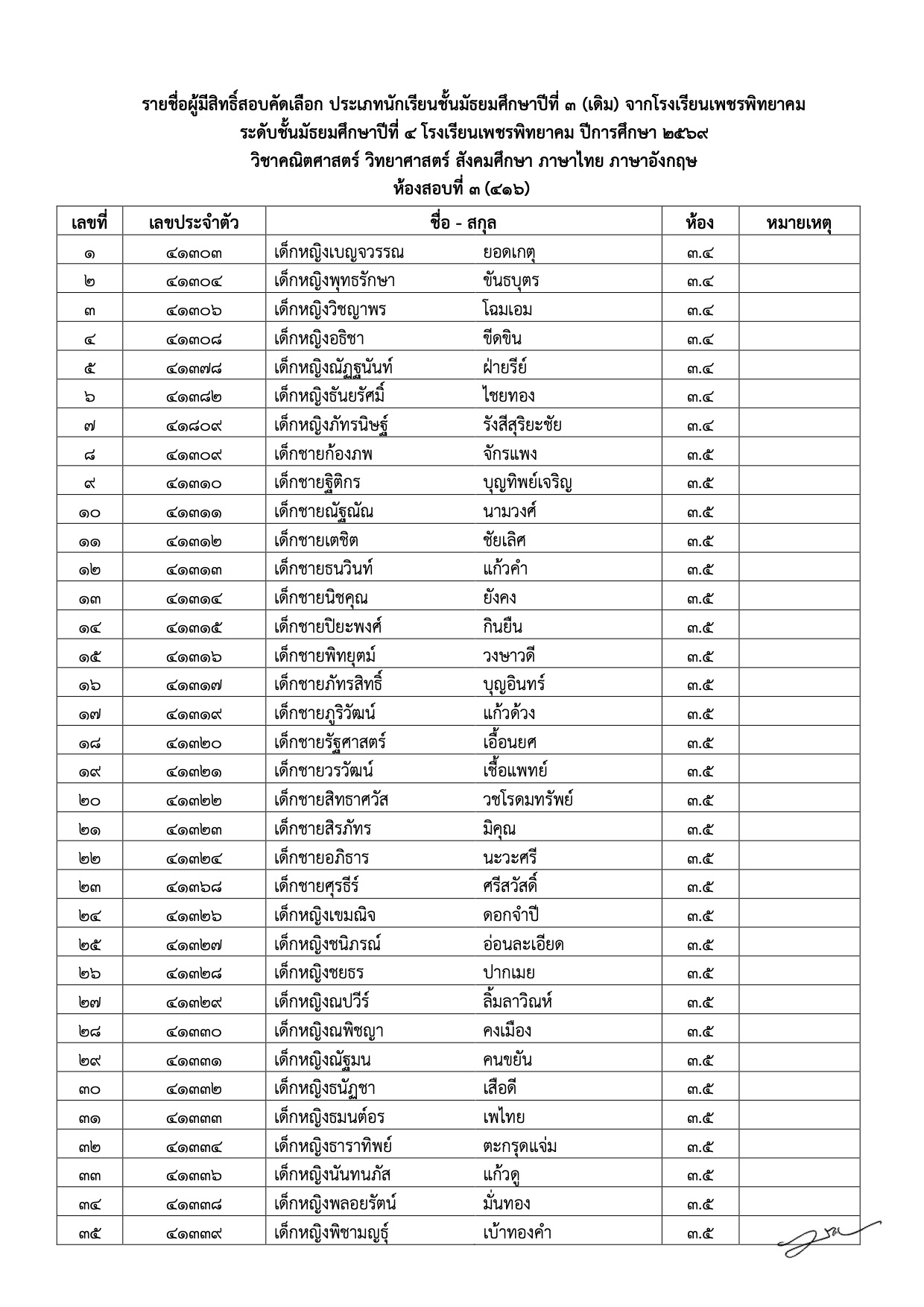 ประกาศรับสมัคร