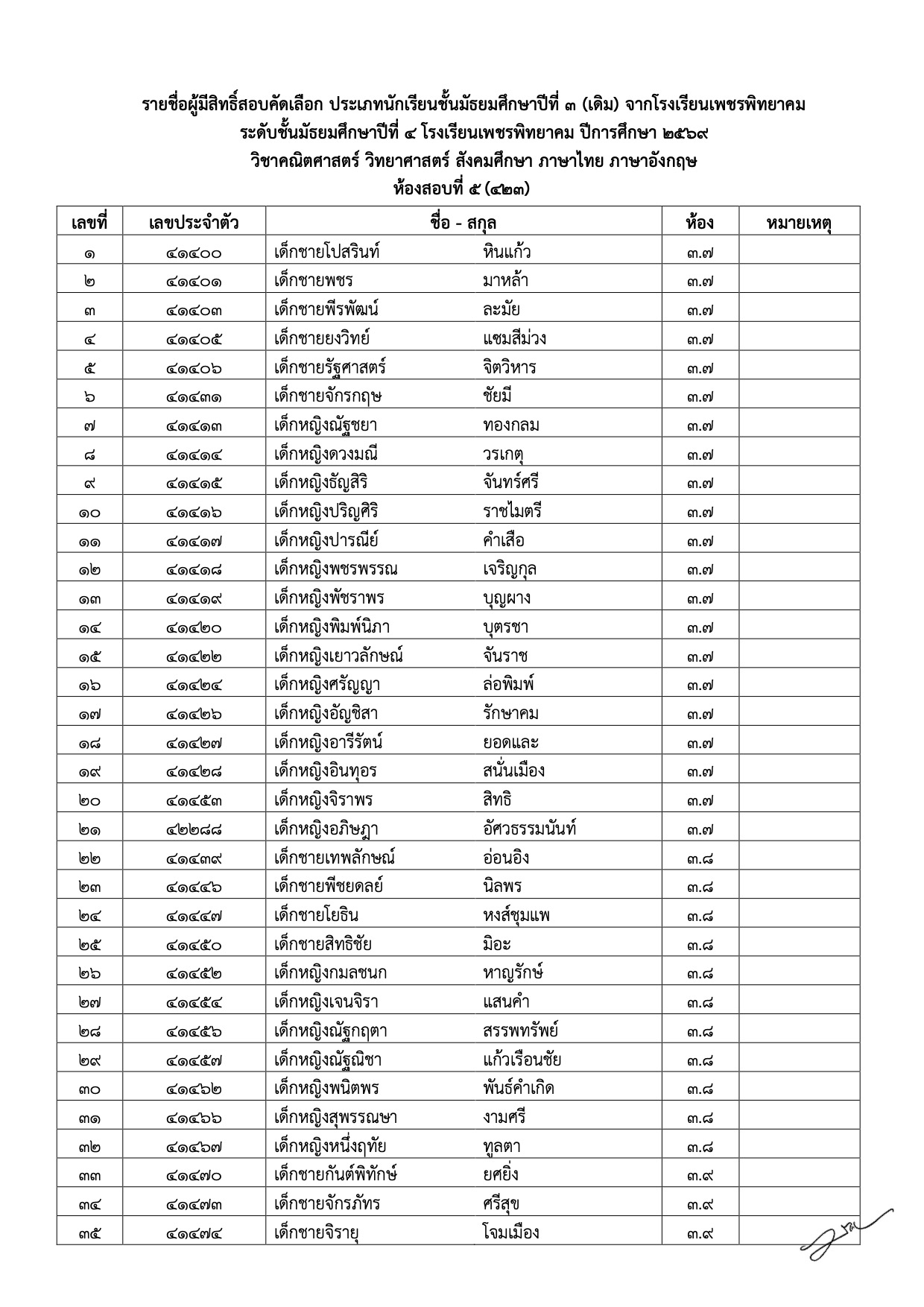 ประกาศรับสมัคร