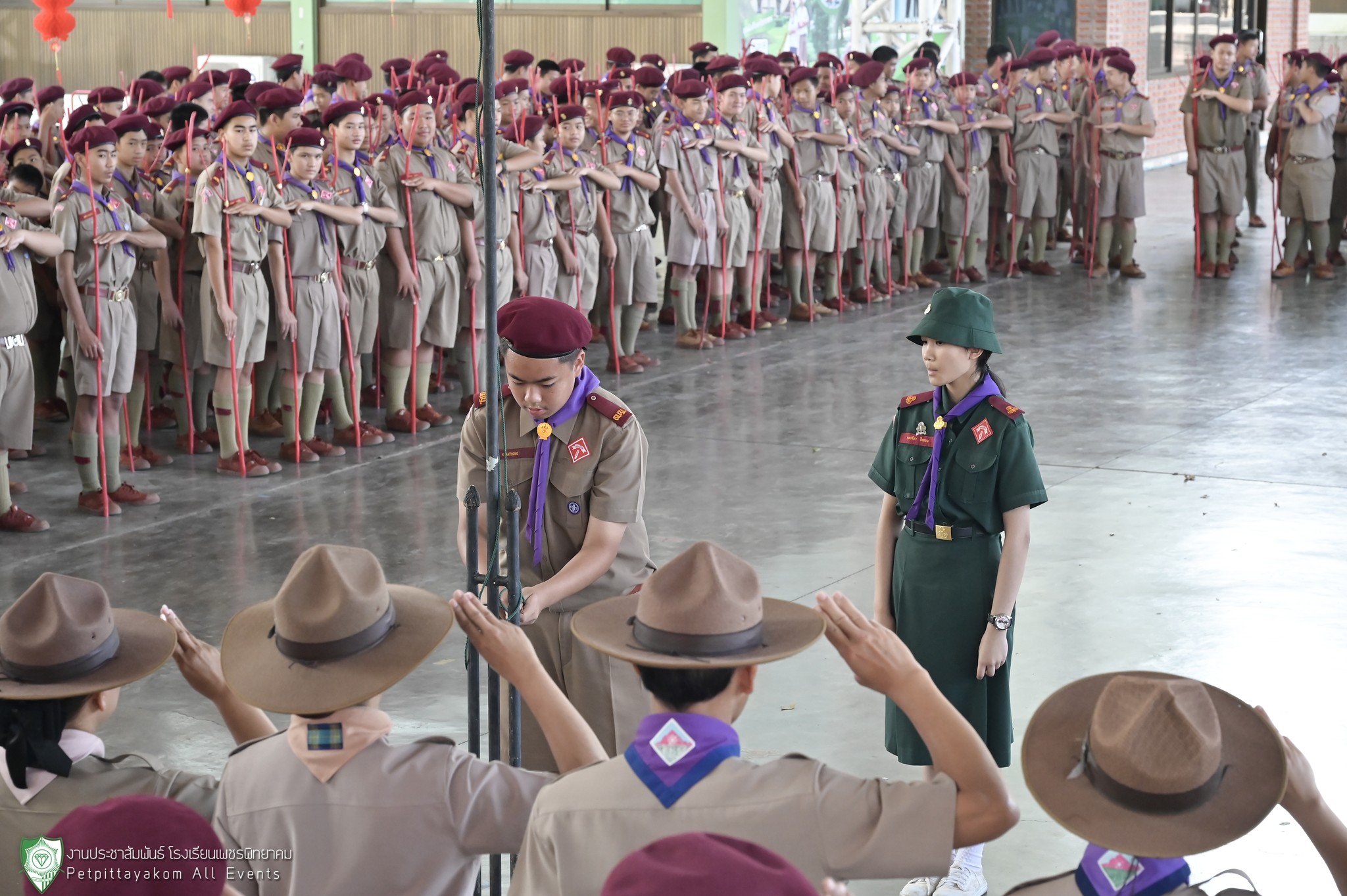 ภาพกิจกรรมค่ายลูกเสือ ม.1