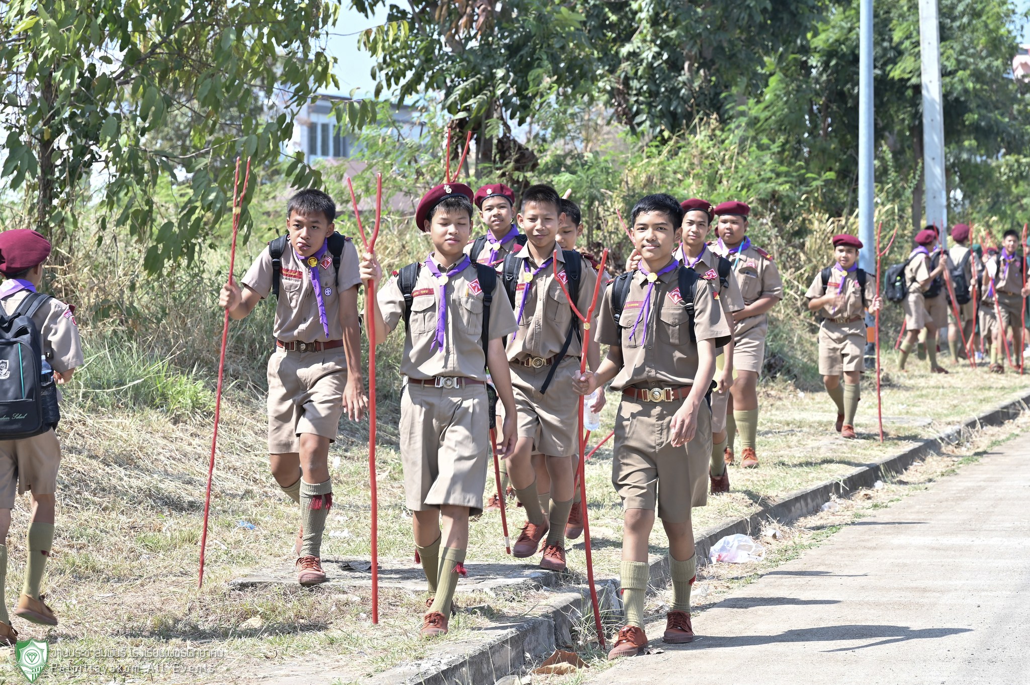 ภาพกิจกรรมค่ายลูกเสือ ม.1