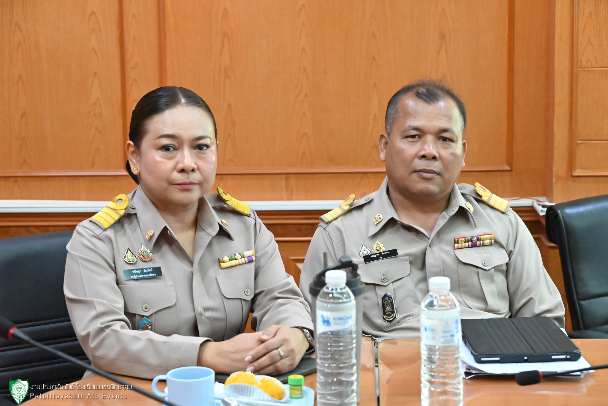 บรรยากาศการตรวจเยี่ยมความพร้อมเปิดภาคเรียนออนไลน์ 2