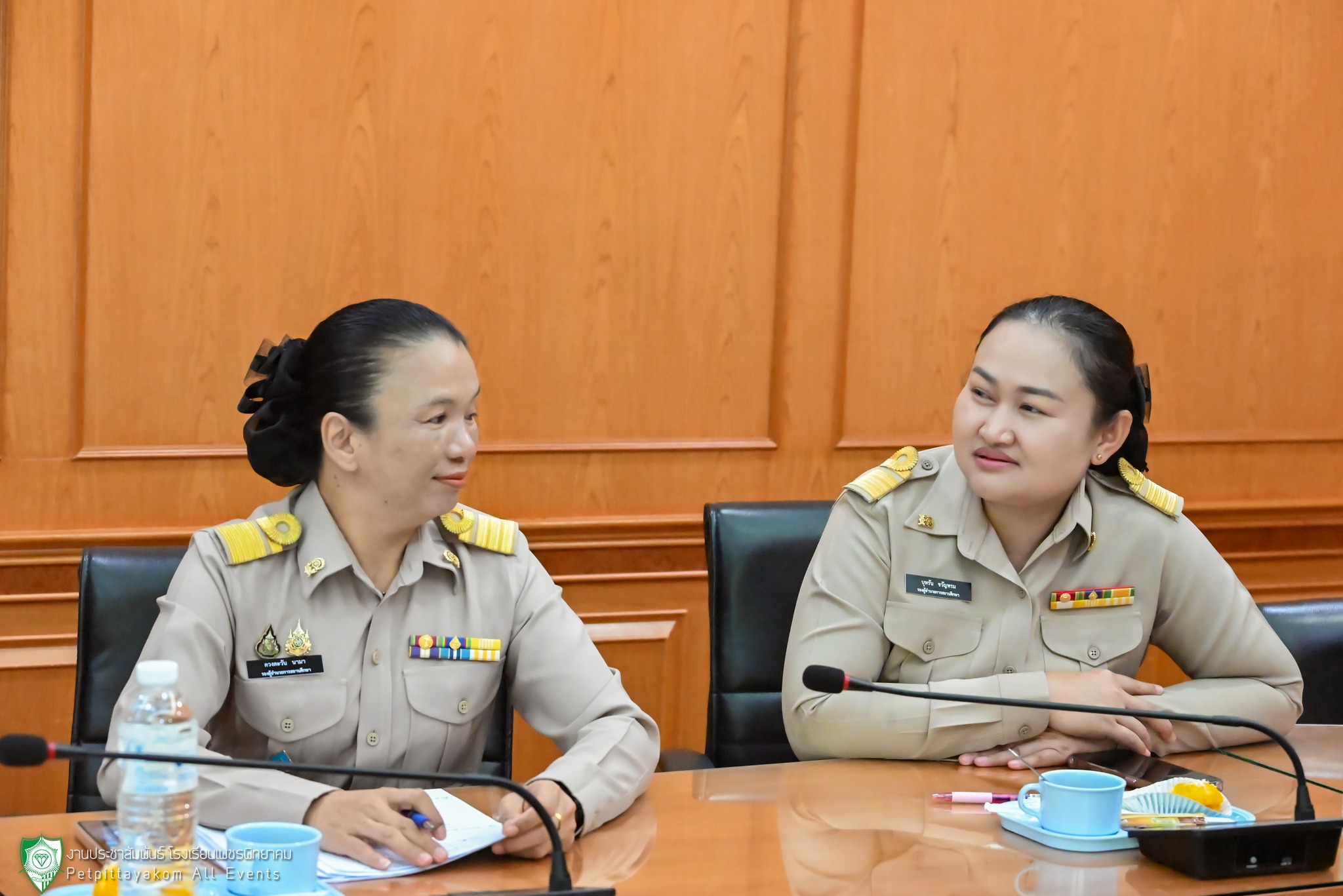 บรรยากาศการตรวจเยี่ยมความพร้อมเปิดภาคเรียนออนไลน์ 3