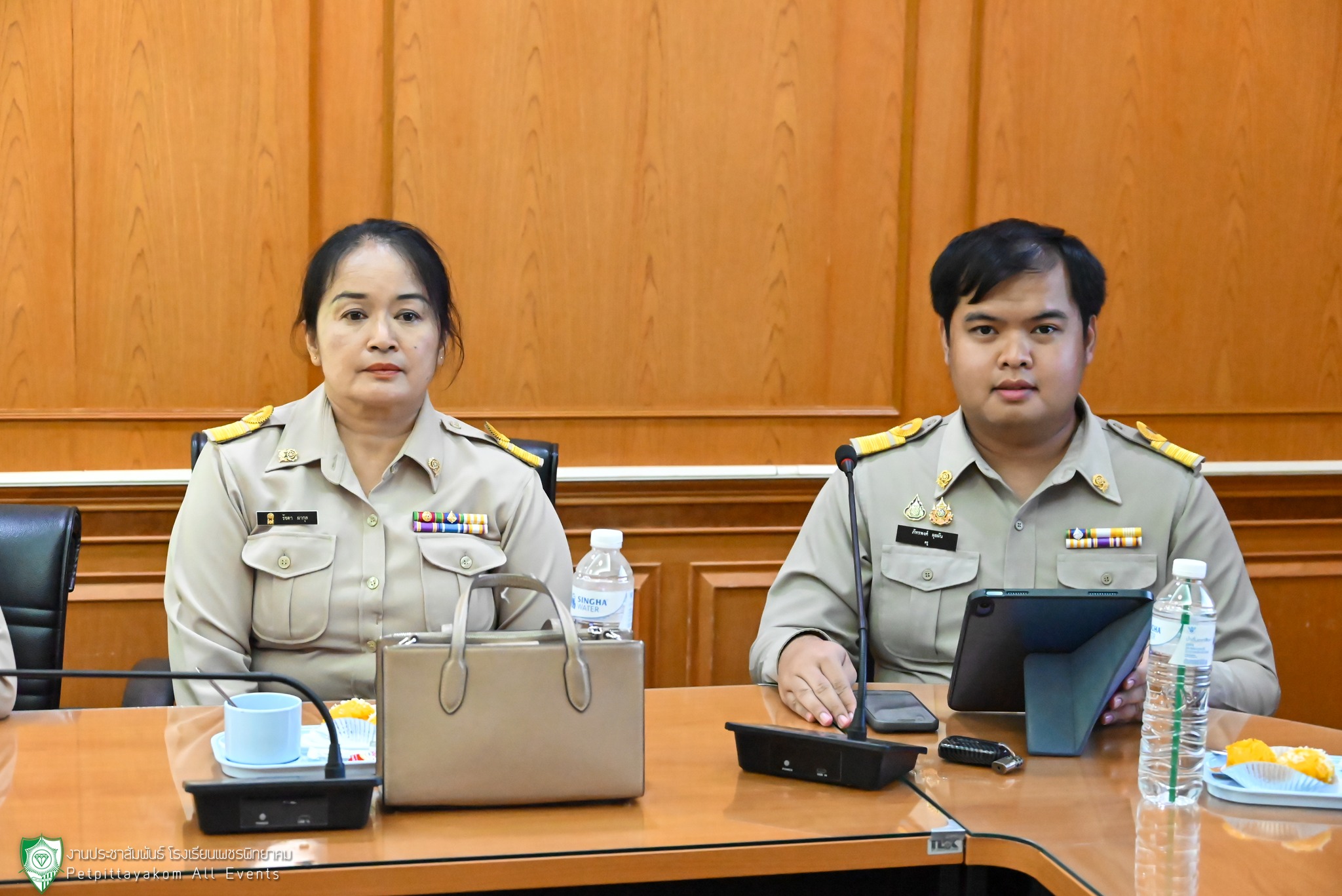 บรรยากาศการตรวจเยี่ยมความพร้อมเปิดภาคเรียนออนไลน์ 5