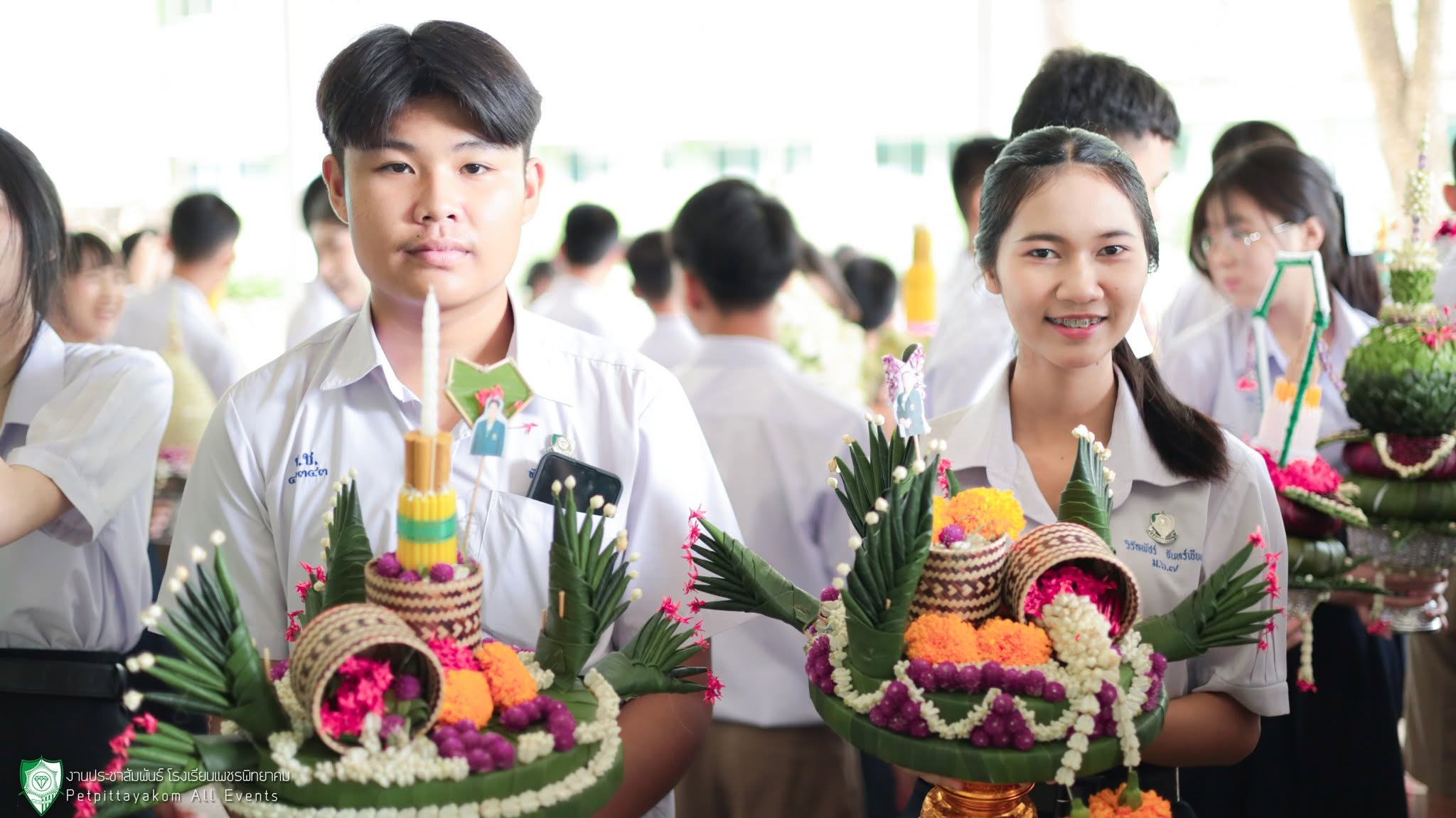 พิธีไหว้ครู โรงเรียนเพชรพิทยาคม ภาพที่ 5