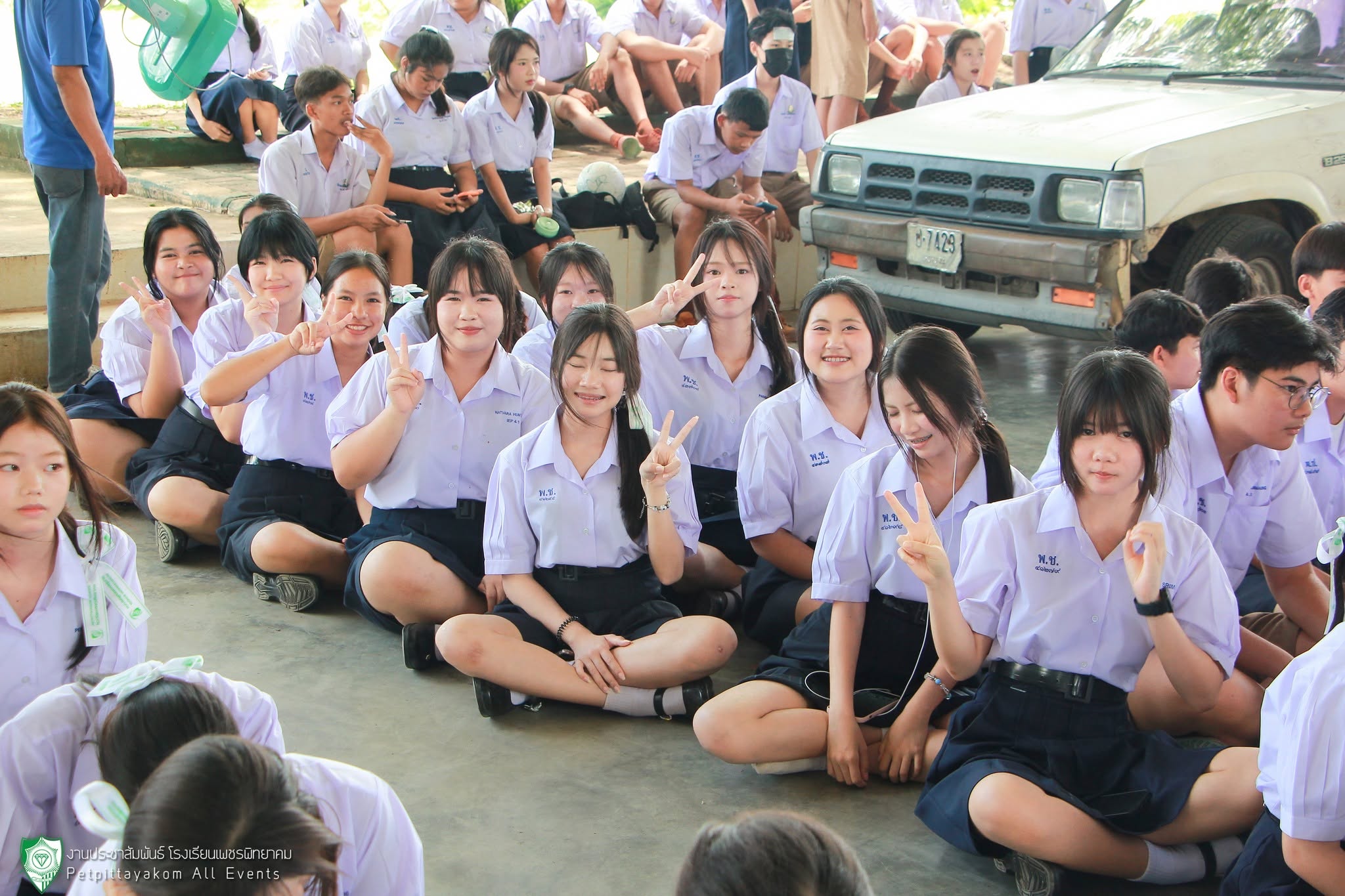 ภาพบรรยากาศกิจกรรมเลือกตั้งสภานักเรียน ภาพที่ 1