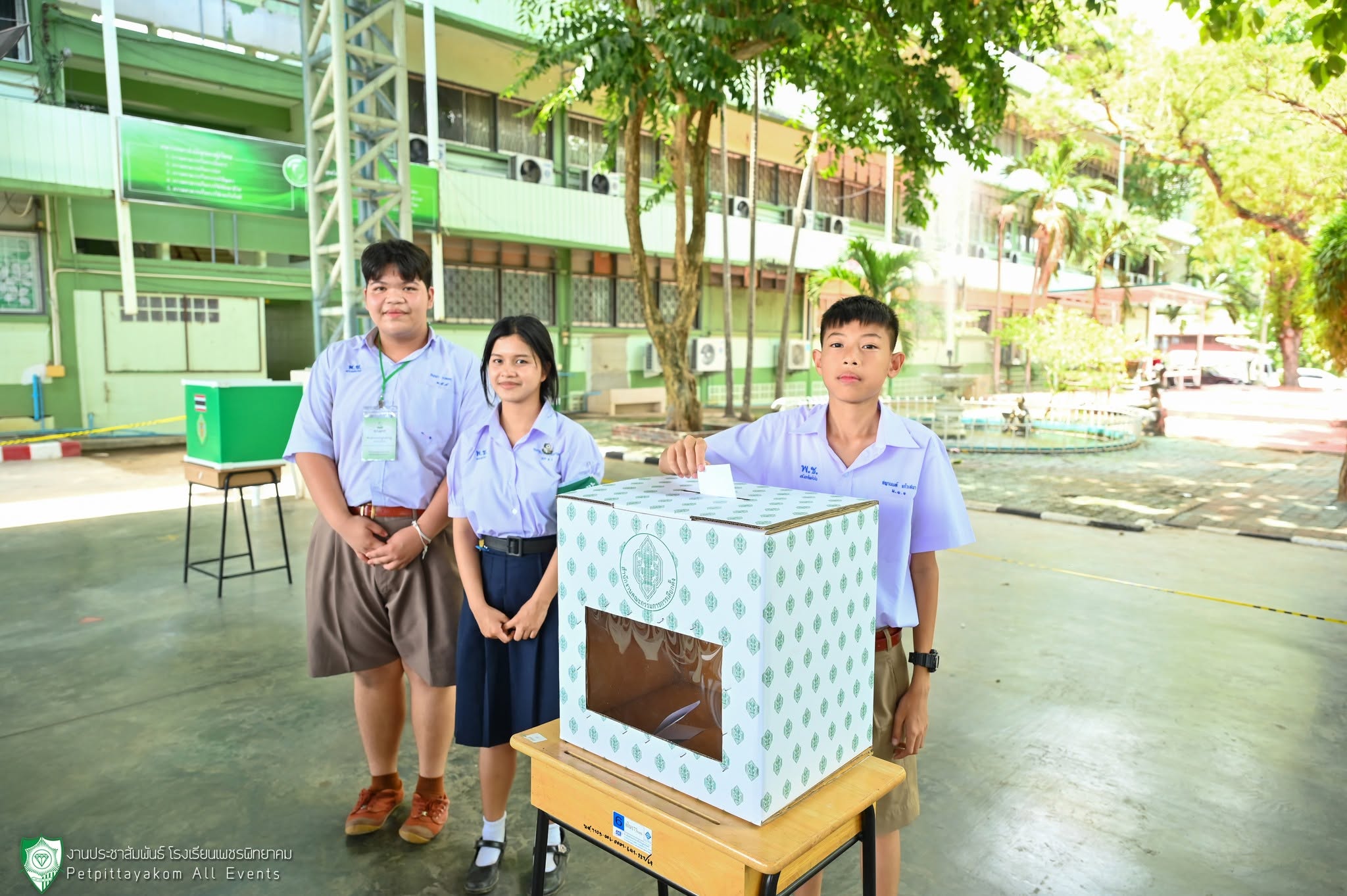ภาพบรรยากาศกิจกรรมเลือกตั้งสภานักเรียน ภาพที่ 3