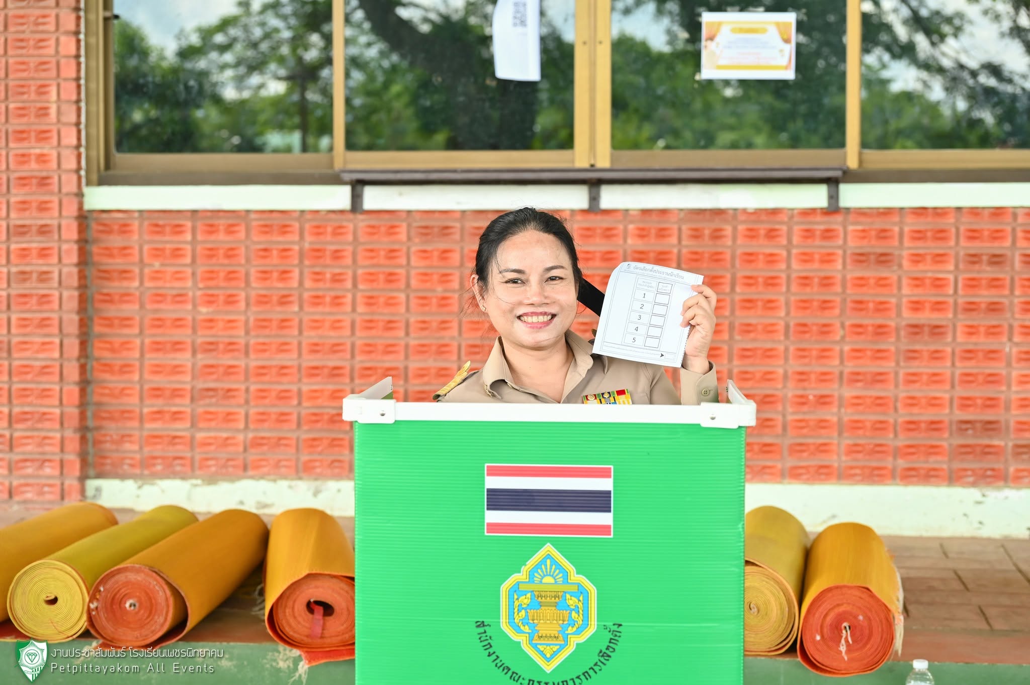 ภาพบรรยากาศกิจกรรมเลือกตั้งสภานักเรียน ภาพที่ 7