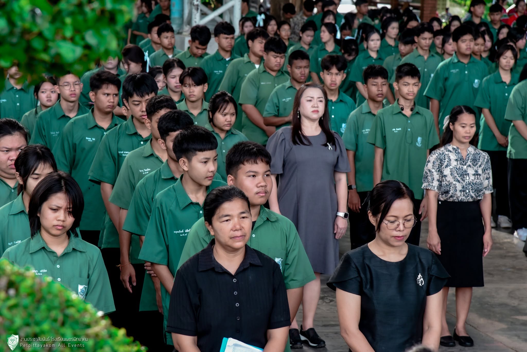 พิธีถวายความอาลัย โรงเรียนเพชรพิทยาคม ภาพที่ 4