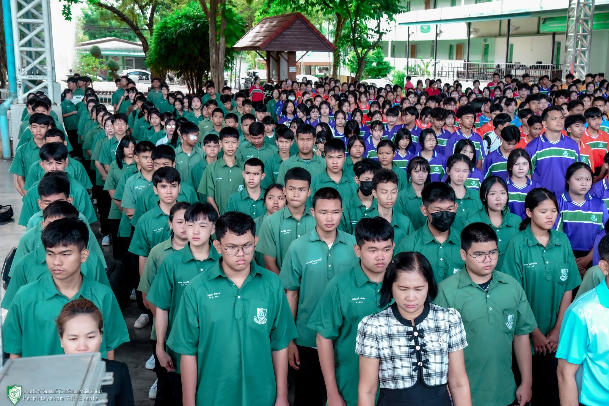 พิธีถวายความอาลัย โรงเรียนเพชรพิทยาคม ภาพที่ 5
