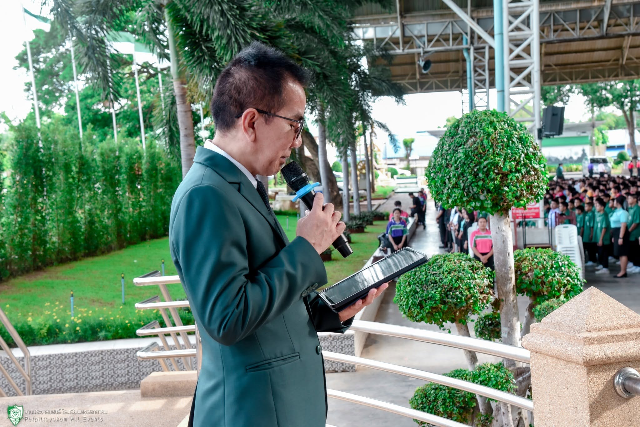 พิธีถวายความอาลัย โรงเรียนเพชรพิทยาคม ภาพที่ 7