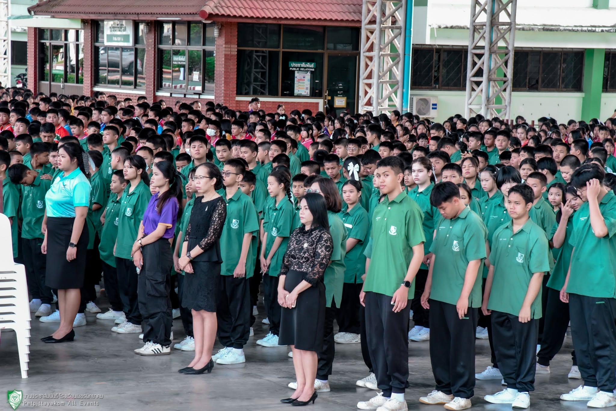 พิธีถวายความอาลัย โรงเรียนเพชรพิทยาคม ภาพที่ 9