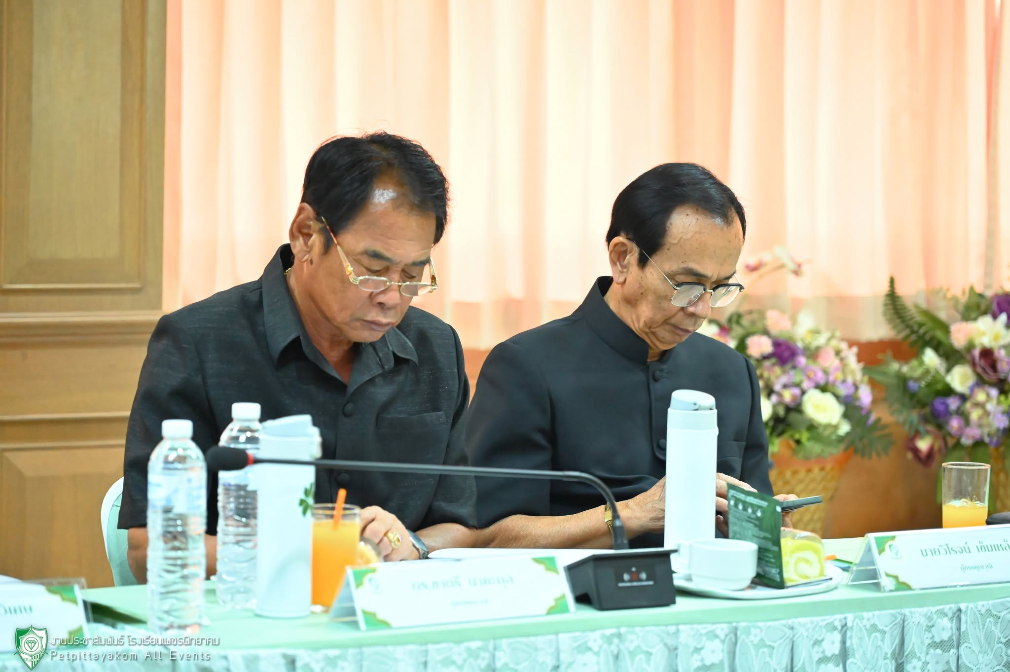 บรรยากาศการประชุมคณะกรรมการสถานศึกษาขั้นพื้นฐาน โรงเรียนเพชรพิทยาคม ภาพที่ 6