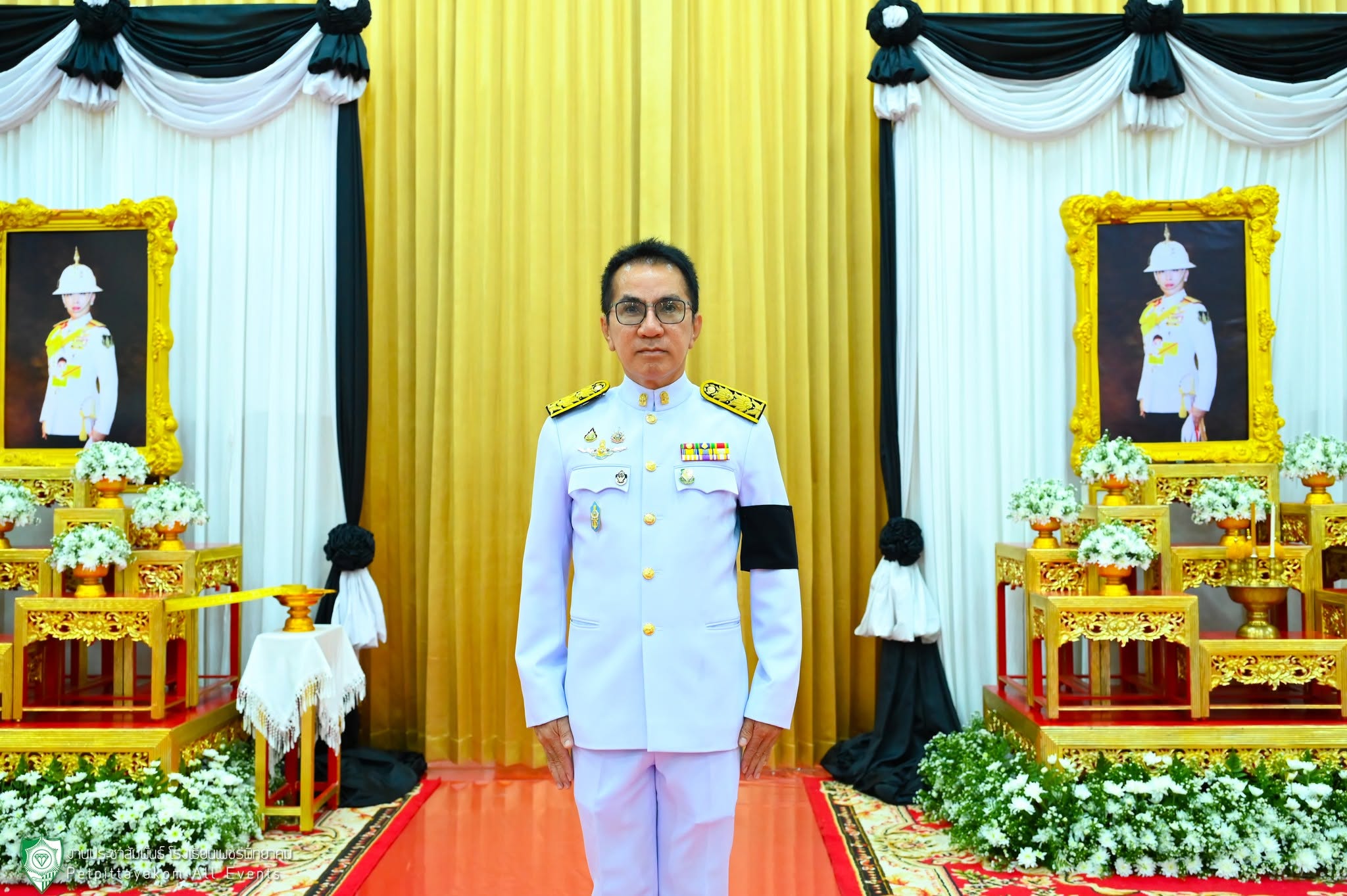 พิธีถวายน้ำสรงพระศพ โรงเรียนเพชรพิทยาคม ภาพที่ 2
