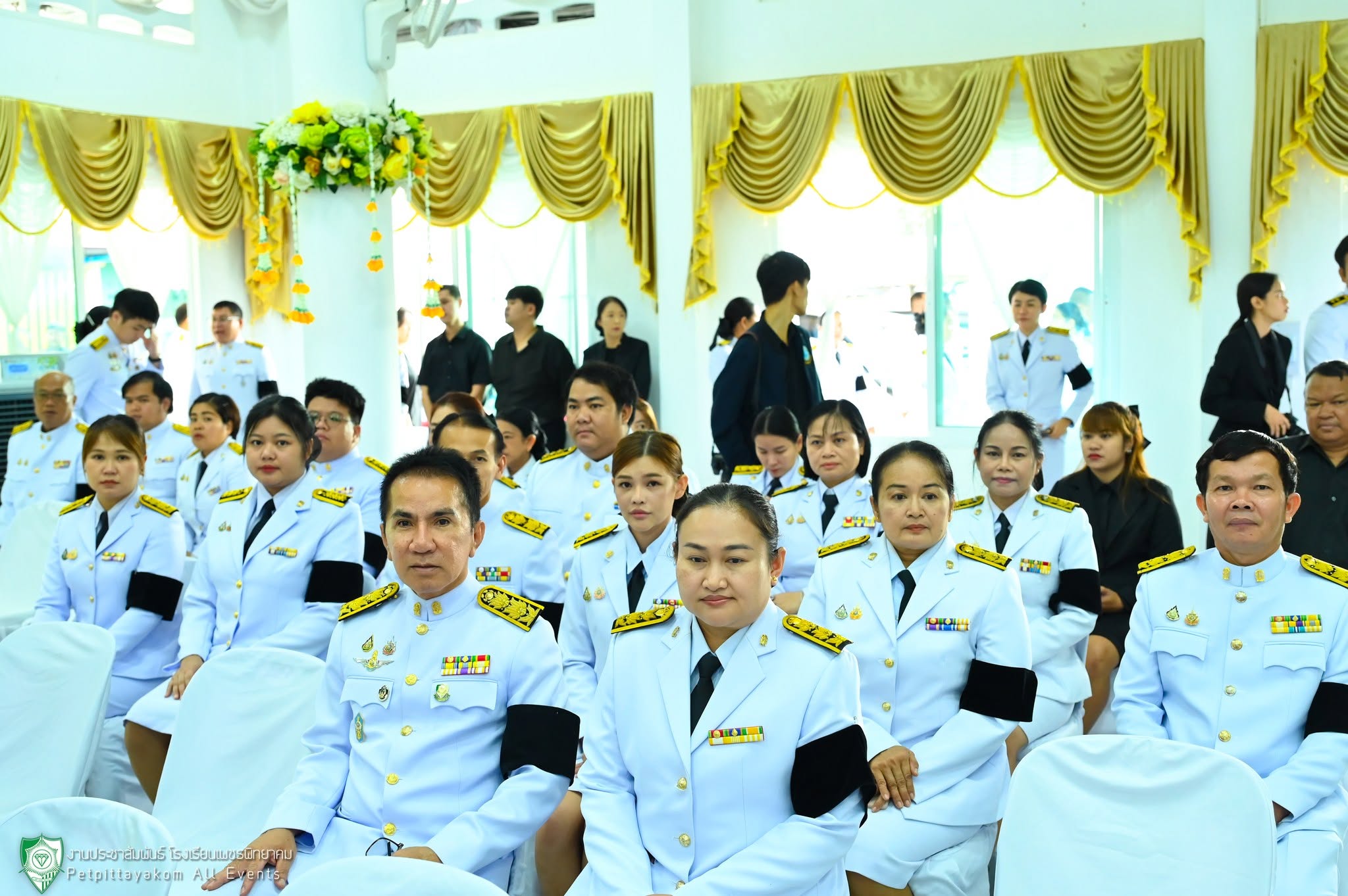 พิธีถวายน้ำสรงพระศพ โรงเรียนเพชรพิทยาคม ภาพที่ 3