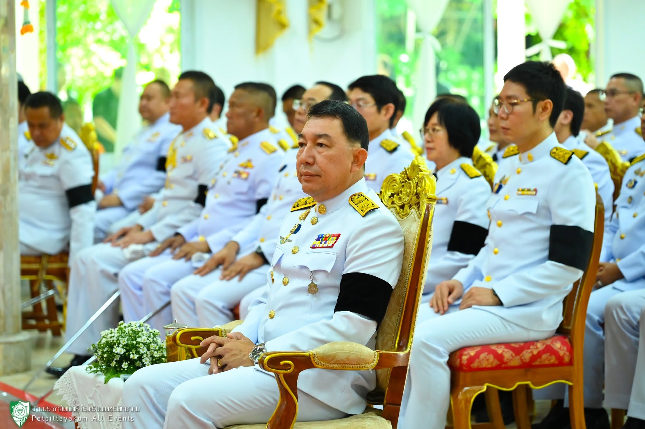 พิธีถวายน้ำสรงพระศพ โรงเรียนเพชรพิทยาคม ภาพที่ 4