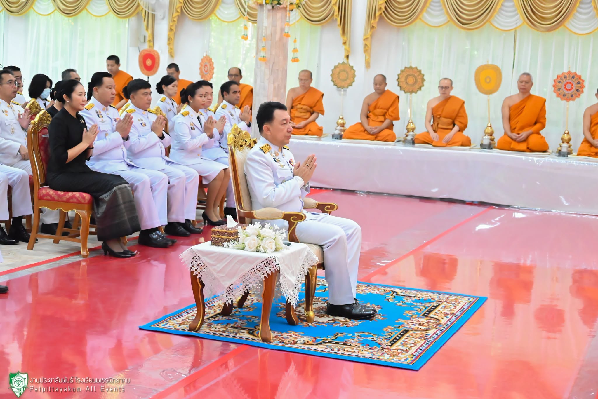 ภาพบรรยากาศพิธีบำเพ็ญกุศลปัณรสมวาร 4
