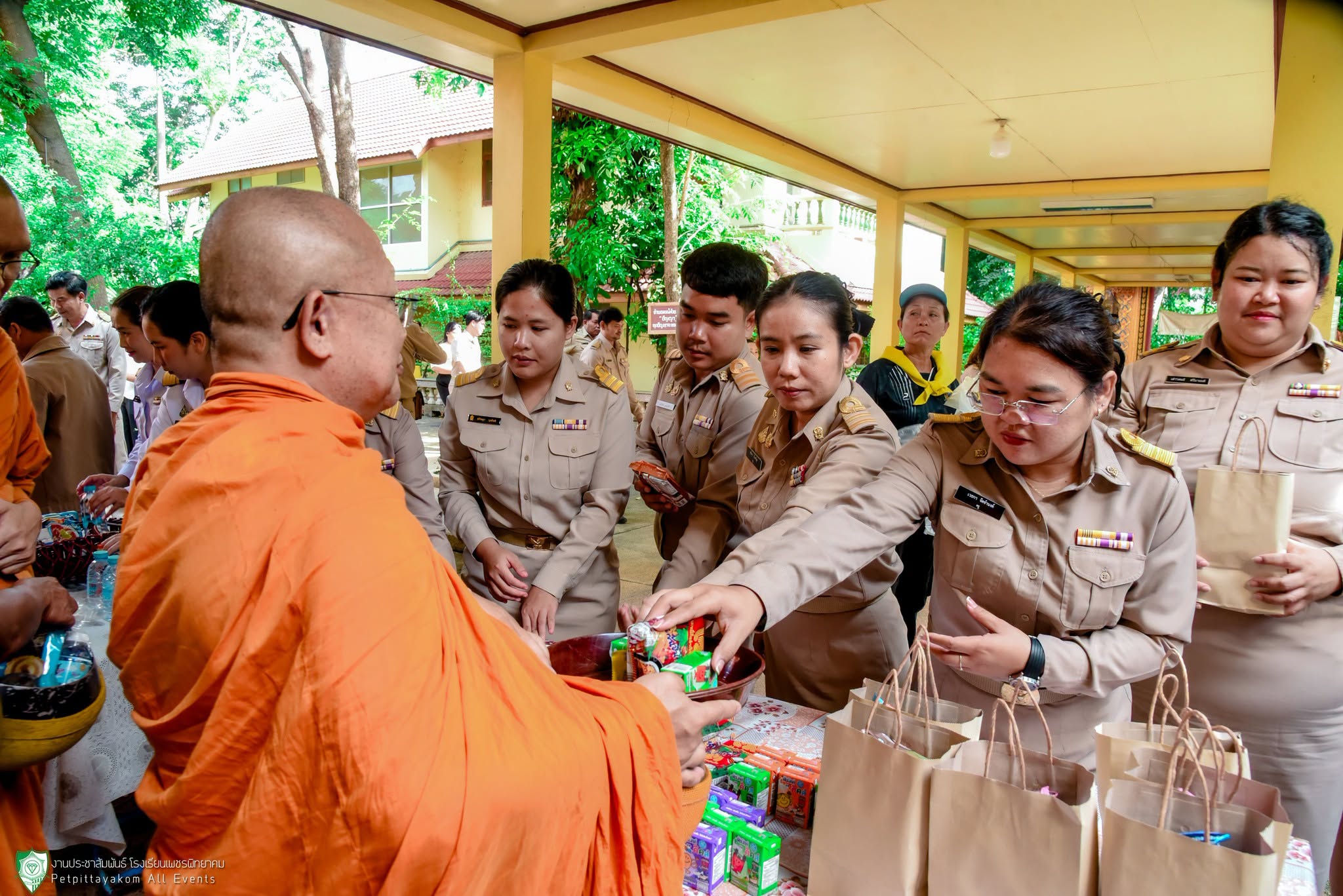 บรรยากาศพิธีถวายพระพร 10