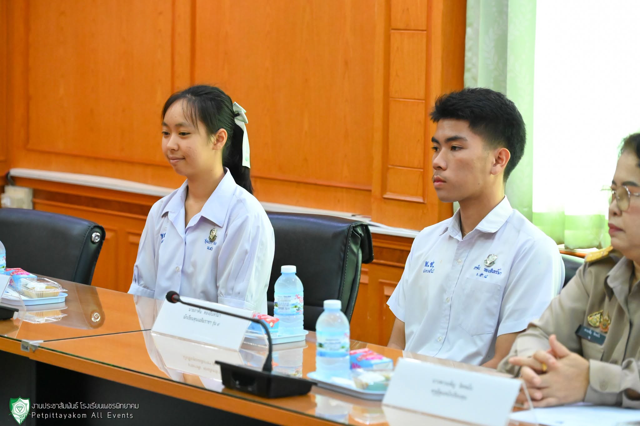 ต้อนรับคณะติดตามตรวจเยี่ยมนักเรียนทุน ม.ท.ศ. ภาพที่ 3